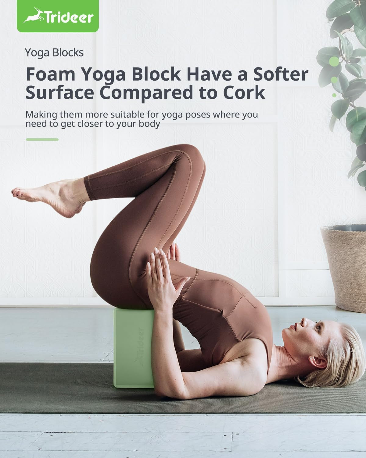 Soft Non-Slip Yoga Block