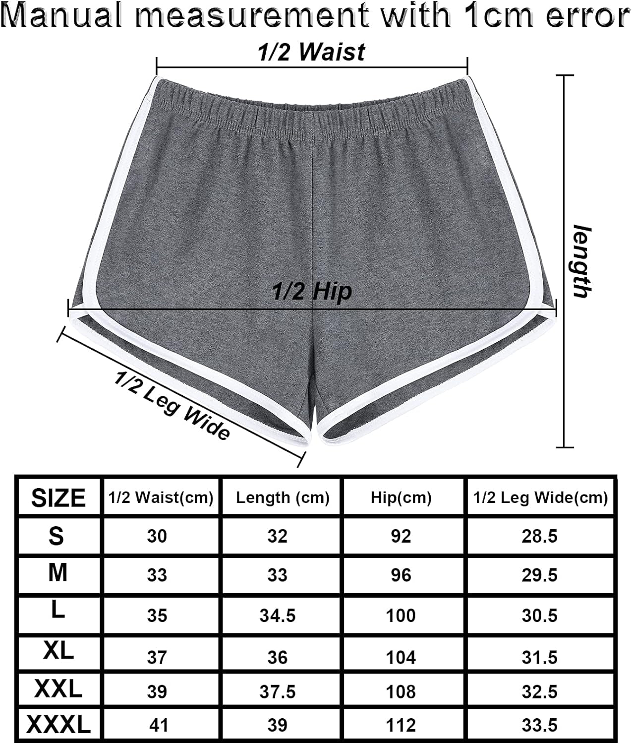 4 Pack Booty Shorts for Women
